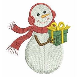 Lovely Christmas Snowman 3 10 machine embroidery designs