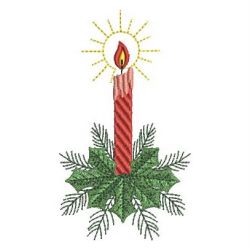 Christmas Candles 01 machine embroidery designs