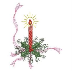 Christmas Candles 03 machine embroidery designs