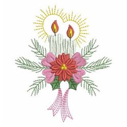 Christmas Candles 10 machine embroidery designs