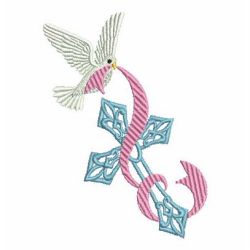 Doves and Cross 07 machine embroidery designs