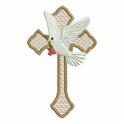 Doves and Cross 08 machine embroidery designs
