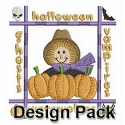 Halloween Scarecrow machine embroidery designs