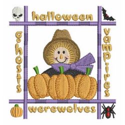Halloween Scarecrow 03 machine embroidery designs