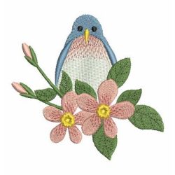 Blue Birds 04 machine embroidery designs