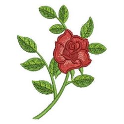 Romantic Red Roses 10 machine embroidery designs