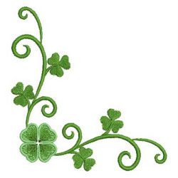 St Patrick Festival Clover 02(Md) machine embroidery designs