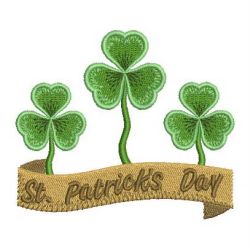 St Patrick Festival Clover 06(Sm) machine embroidery designs