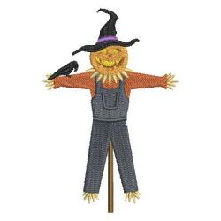 Halloween Pumpkin Scarecrow 01 machine embroidery designs