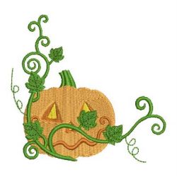 Heirloom Halloween Pumpkins 04 machine embroidery designs