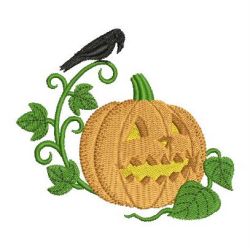 Heirloom Halloween Pumpkins 09 machine embroidery designs