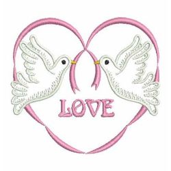 Vintage Doves 1 05(Lg) machine embroidery designs