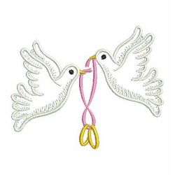 Vintage Doves 1 06(Lg) machine embroidery designs