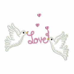 Vintage Doves 1 08(Lg) machine embroidery designs