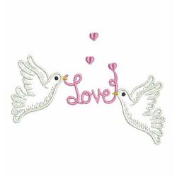 Vintage Doves 1 08(Sm) machine embroidery designs