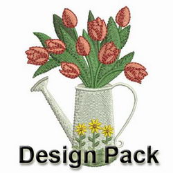 Fragrant Tulips 1 machine embroidery designs