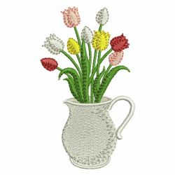Fragrant Tulips 1 10 machine embroidery designs