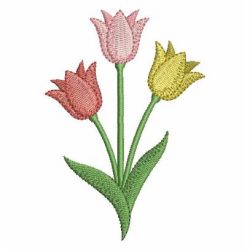 Fragrant Tulips 2 09 machine embroidery designs