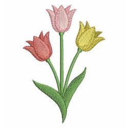 Fragrant Tulips 2 09 machine embroidery designs