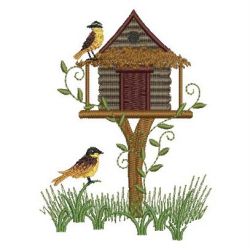 Birdhouses 05 machine embroidery designs