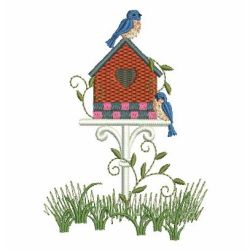 Birdhouses 07 machine embroidery designs