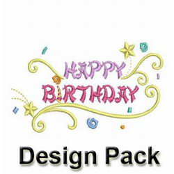 Heirloom Birthday machine embroidery designs