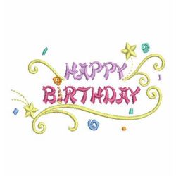 Heirloom Birthday 02 machine embroidery designs