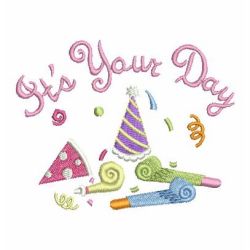 Heirloom Birthday 08 machine embroidery designs