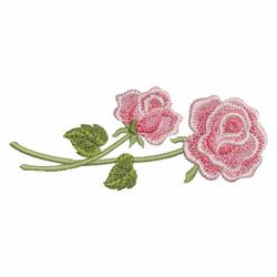 Fragrant Roses 01 machine embroidery designs