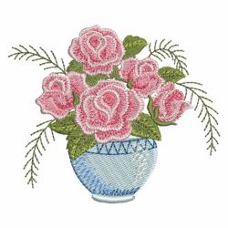 Fragrant Roses 04 machine embroidery designs