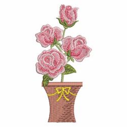 Fragrant Roses 07 machine embroidery designs