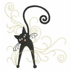 Black Cats 01 machine embroidery designs