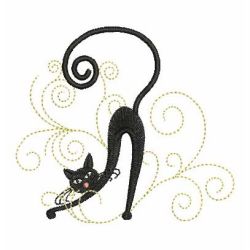 Black Cats 02 machine embroidery designs