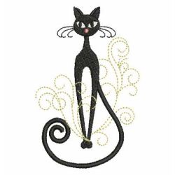Black Cats 04 machine embroidery designs