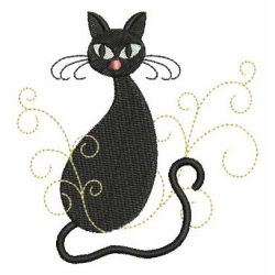 Black Cats 05 machine embroidery designs