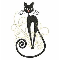 Black Cats 06 machine embroidery designs