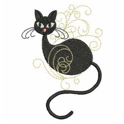 Black Cats 08 machine embroidery designs