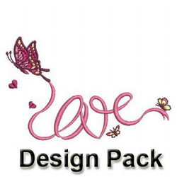 LOVE machine embroidery designs