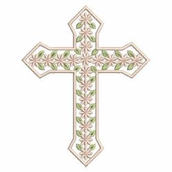 Flower Cross 01 machine embroidery designs