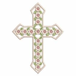 Flower Cross 06 machine embroidery designs