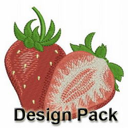 Realistic Fruits machine embroidery designs