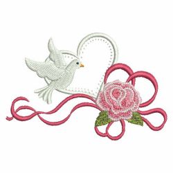 Valentine Doves 01 machine embroidery designs