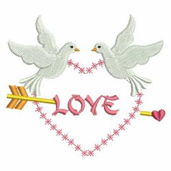 Valentine Doves 05 machine embroidery designs