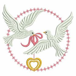 Valentine Doves 08 machine embroidery designs