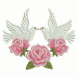 Valentine Doves 09 machine embroidery designs