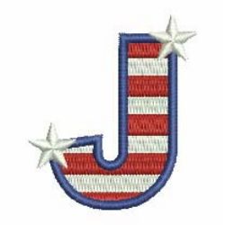 Patriotic Alphabets 10 machine embroidery designs