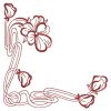 Art Nouveau Flower Corners 03(Sm)