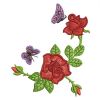 Red Roses and Butterflies 09