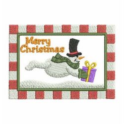 Christmas Snowman 04 machine embroidery designs