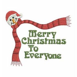 Christmas Snowman 05 machine embroidery designs